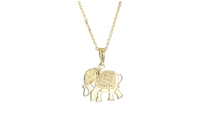 10kt Yellow Gold Elephant Pendant