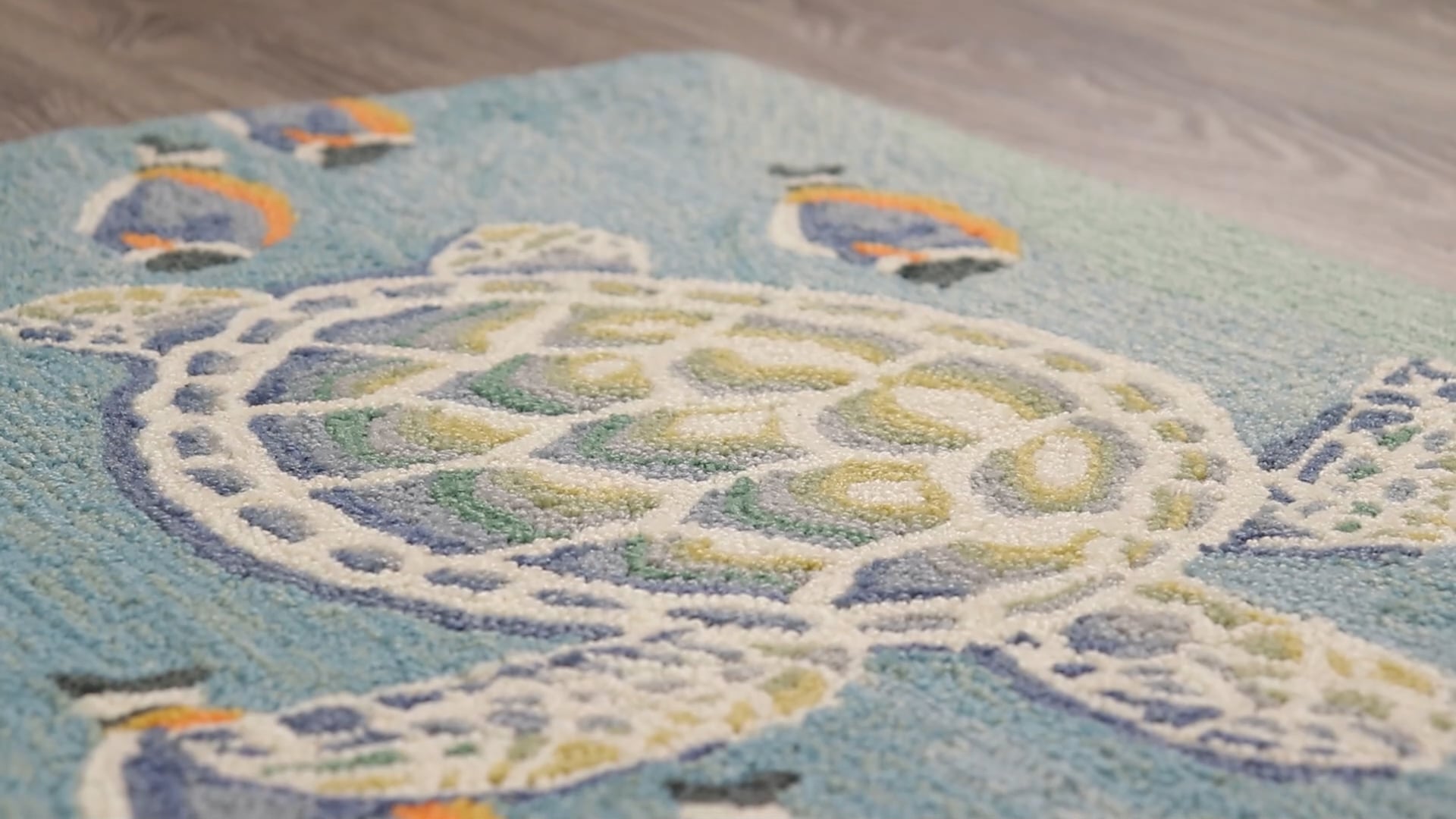 Frontporch Turtle And Fish Indoor/Outdoor Rug, 2'6