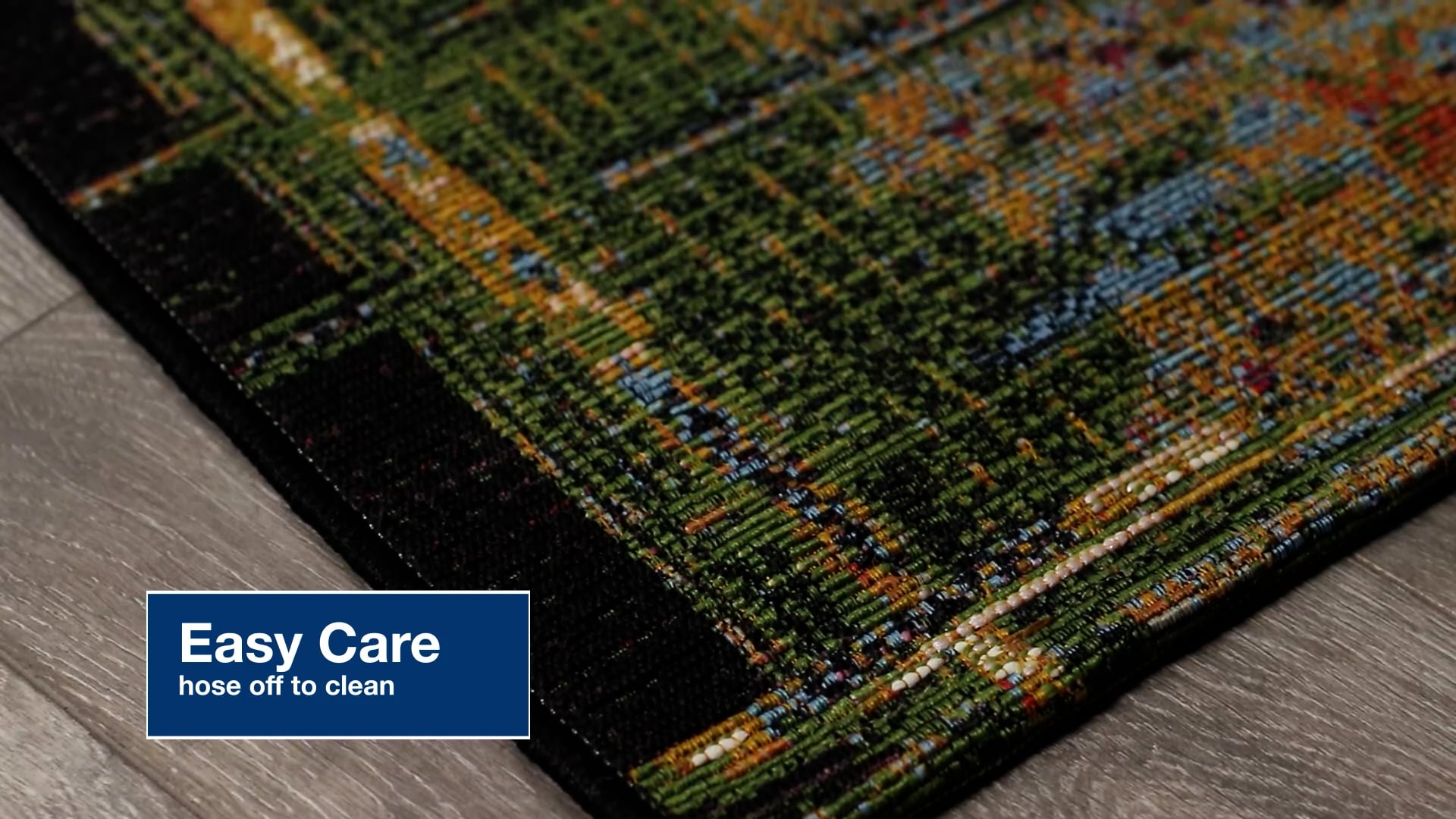 Marina Tribal Stripe Indoor/Outdoor Rug, 4'10