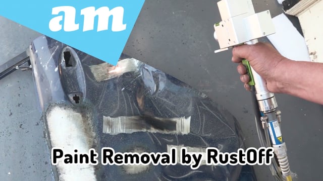 Paint Removal (Car Paint) by RustOff Laser Cleaning, Tested with Different Cleaning Patterns