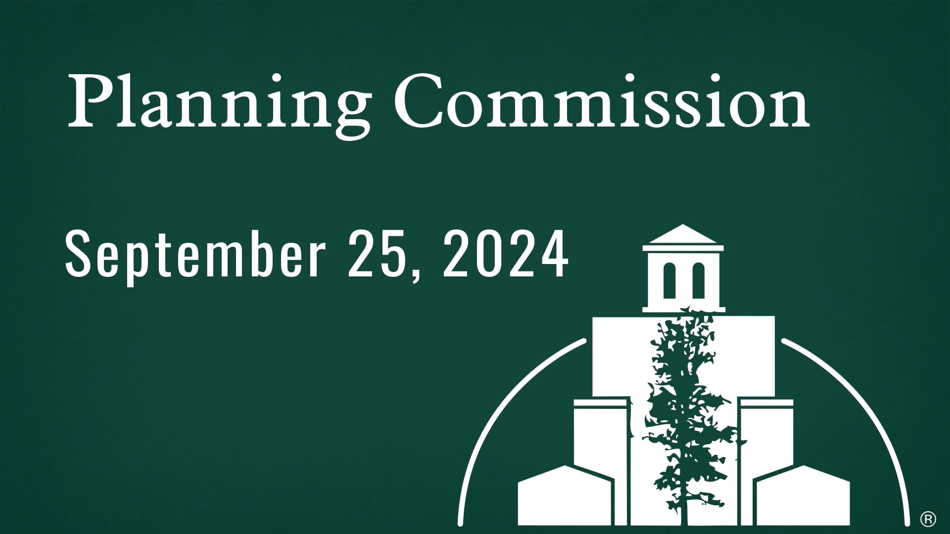 Planning Commission September 25