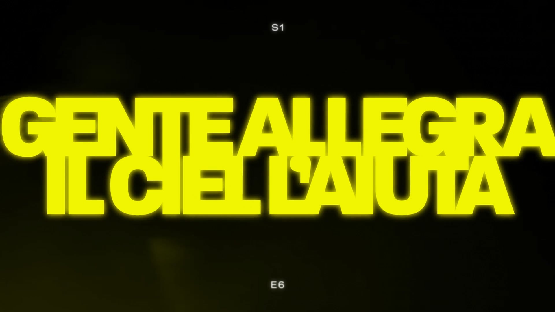 DRUGS - S.1 - ep.6 - Gente allegra il ciel l'aiuta