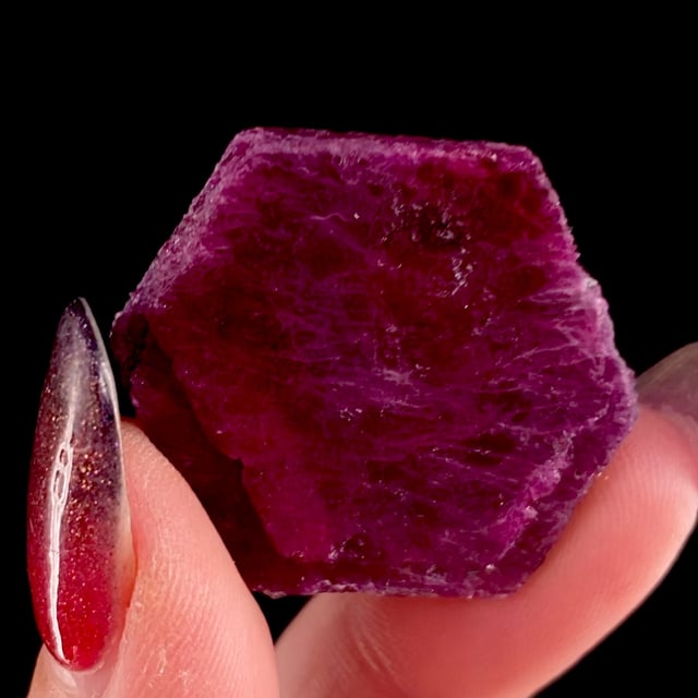 Corundum var: Ruby (''floater'' crystal)