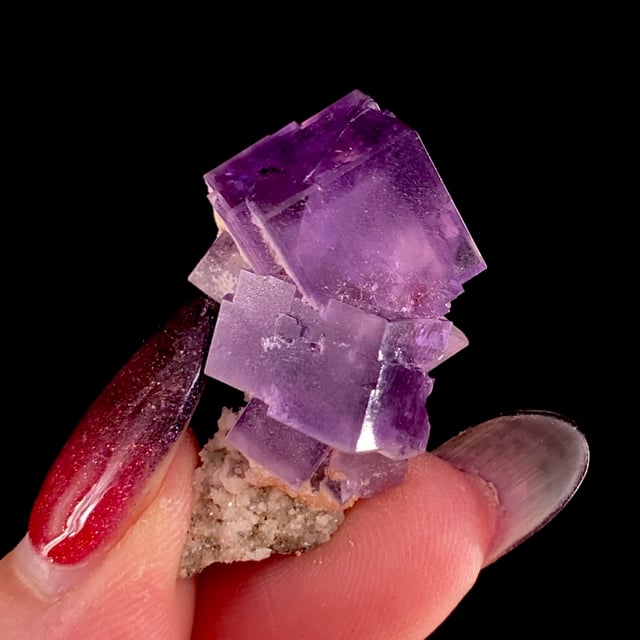 Fluorite on Baryte (classic material)