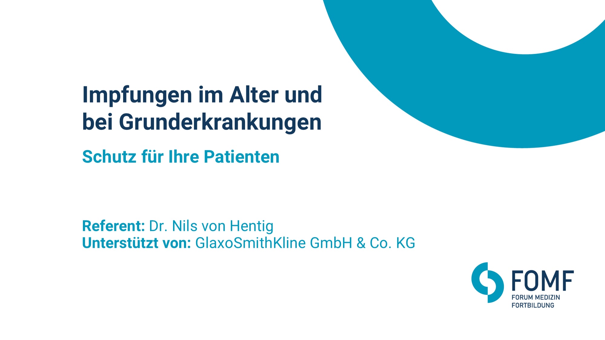 Impfungen im Alter und bei Grunderkrankungen - Schutz für Ihre Patienten