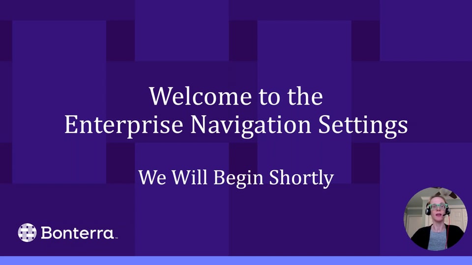 Enterprise Navigation Settings