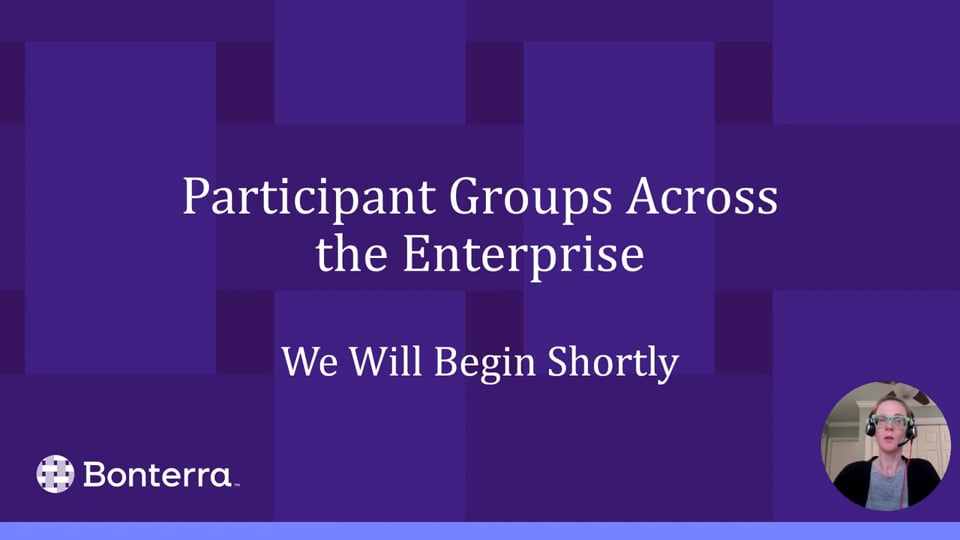 Participant Groups Across the Enterprise