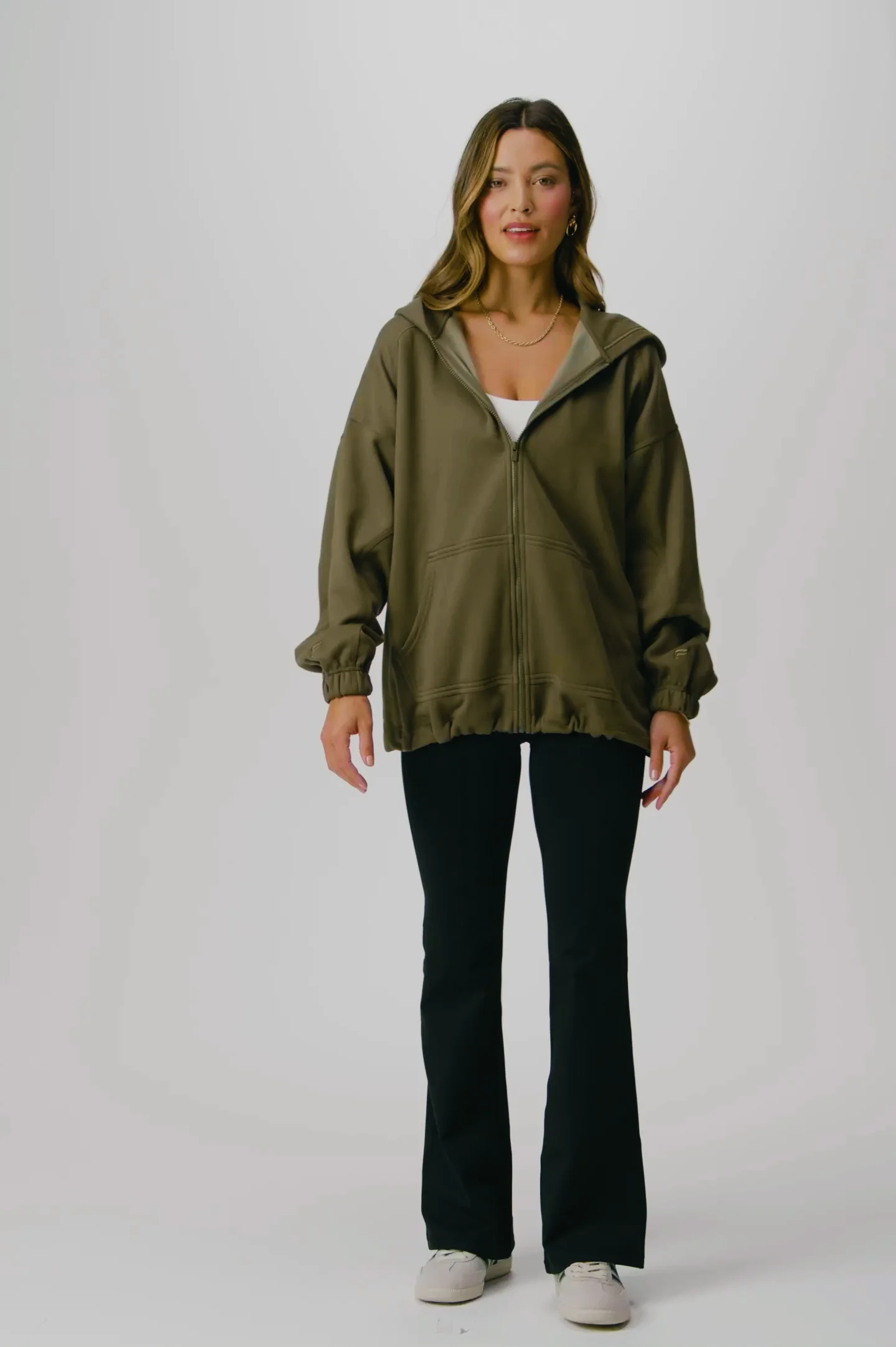 Cozy Fleece Oversized Full-Zip Hoodie - Fabletics