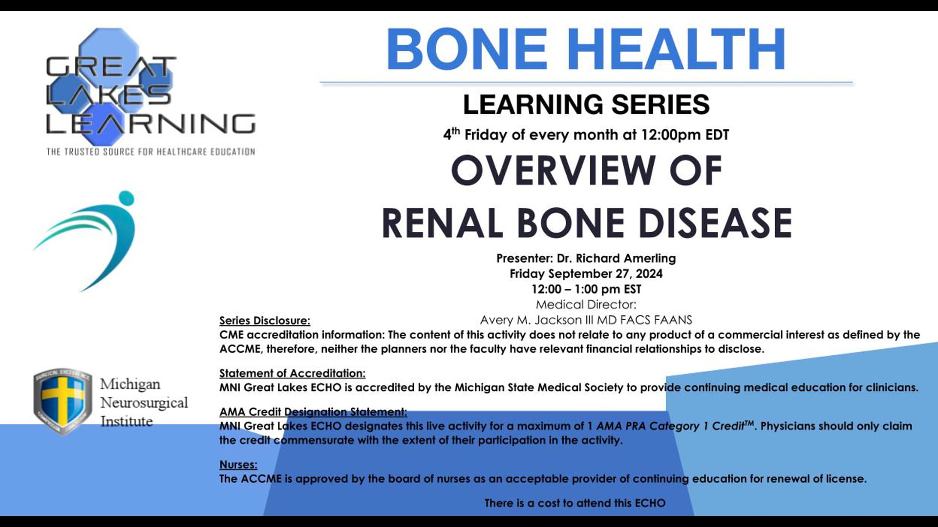 Overview of Renal Bone Disease | Presented by Dr. Richard Amerling 2024-09-27 16:05:19