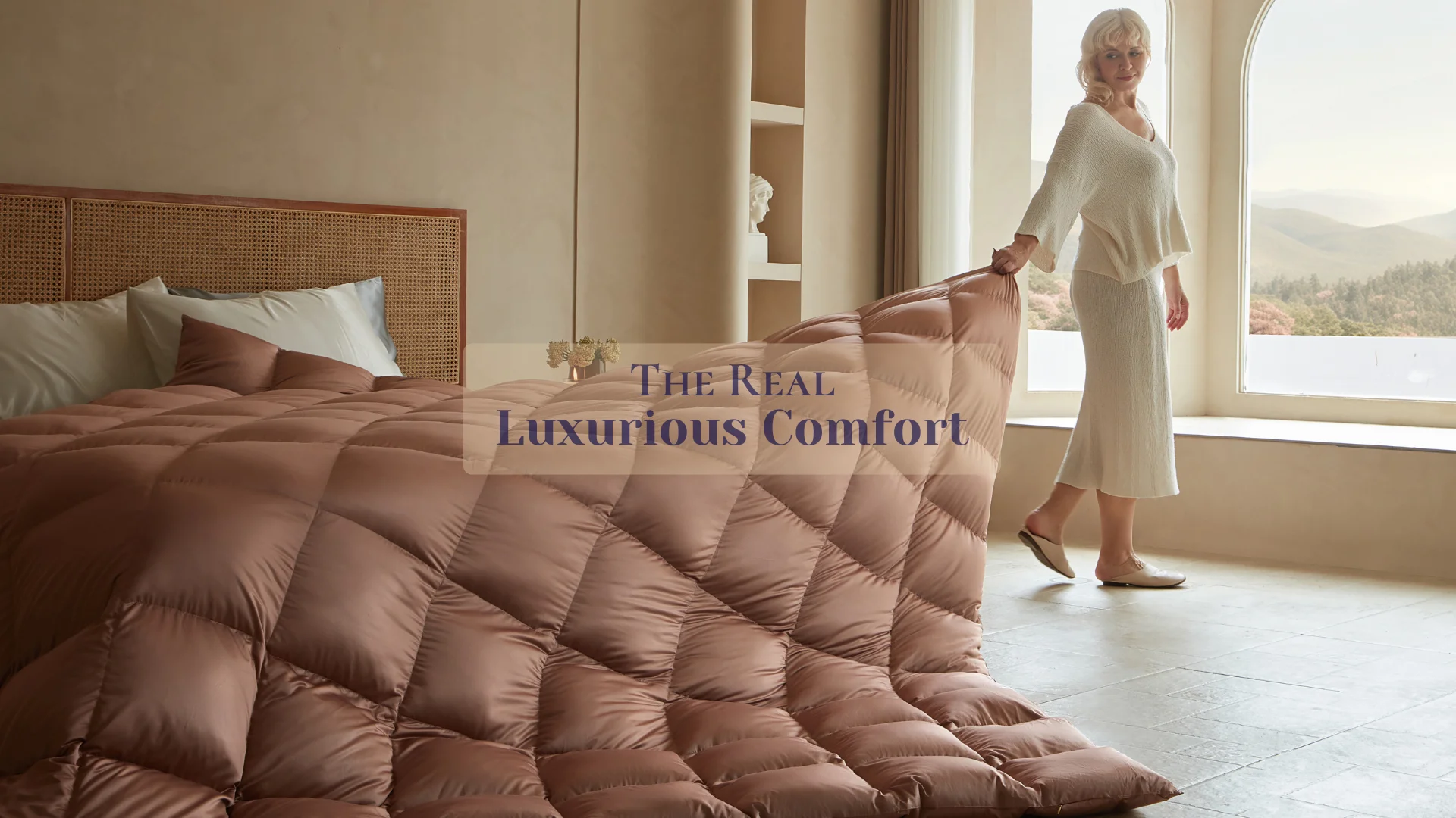 布団・毛布 WARMY ARGAN OIL FRILL COMFORTER WARMY ARGAN OIL FRILL COMFORTER