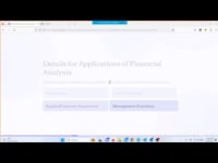 Financial Analysis: 1.1 Application of Financial Analysis