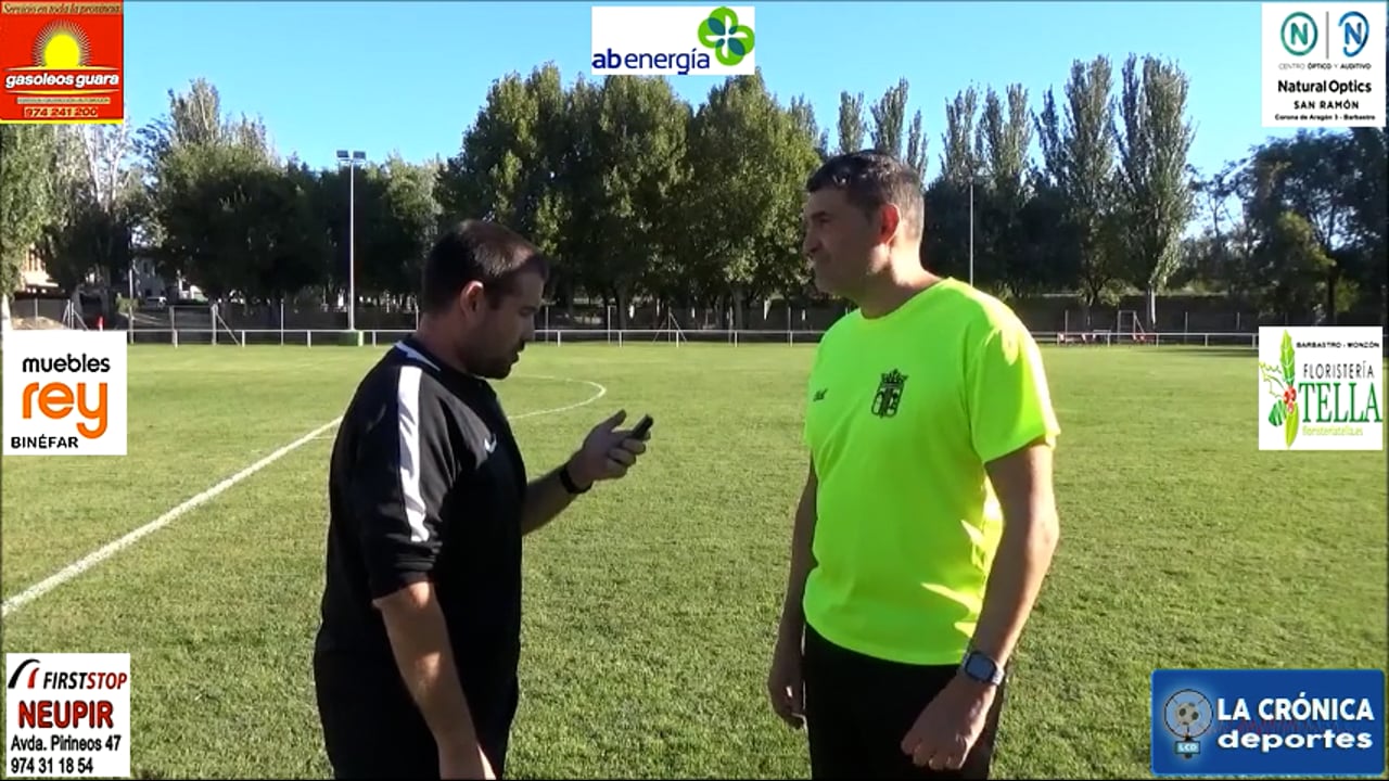 TOÑO CASCANTE (Entrenador Illueca) Sp Pradillano 2-0 Illueca CF / J4 - Regional Preferente G2