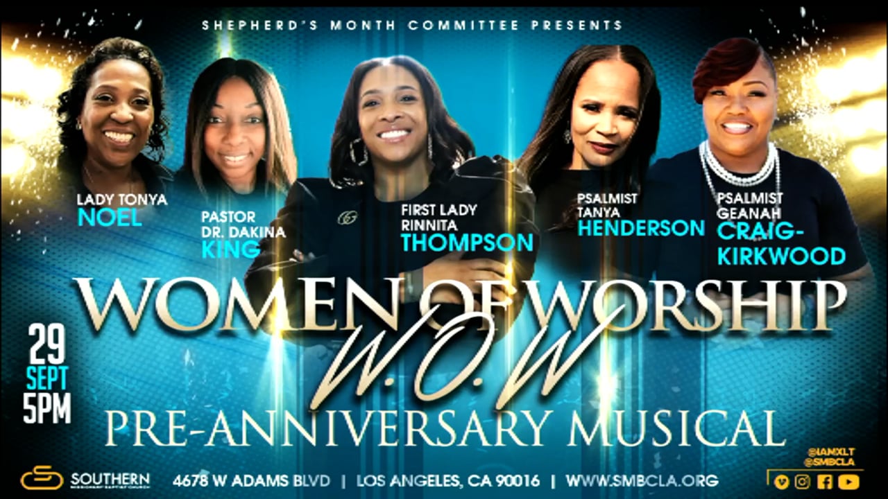 Women of Worship Pre-Anniversary Musical | Xavier L. Thompson, Sr. | Lead Pastor