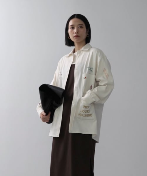 La Hutte】＜別注＞刺繍シャツ | [公式]バビロン（BABYLONE）通販