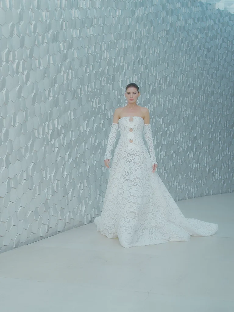 Contessa | Low Waisted Lace Wedding Dress