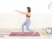 Zancada con paso adelante