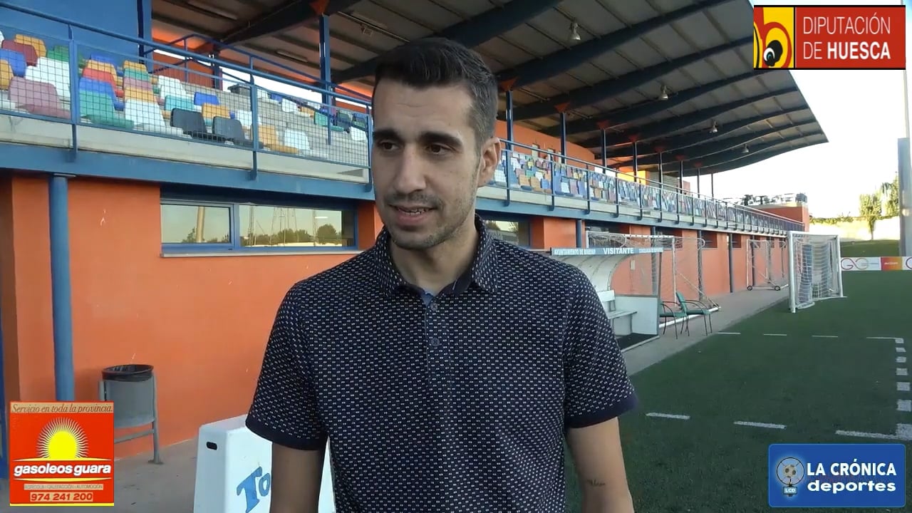 Raúl Parada (Entrenador Brea) CD Binéfar 3-1 CD Brea / Jor. 4/ Tercera Rfef