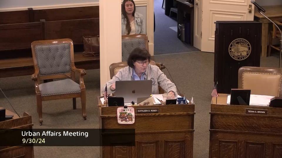 Urban Affairs Committee - September 30th, 2024