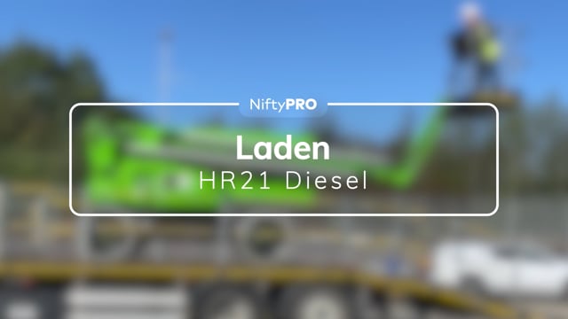 Gids voor laden en vastzetten van de HR21 4x4 Diesel (MK2)