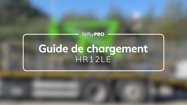 Guide de chargement et d'arrimage de la HR12LE/NE (MK2)