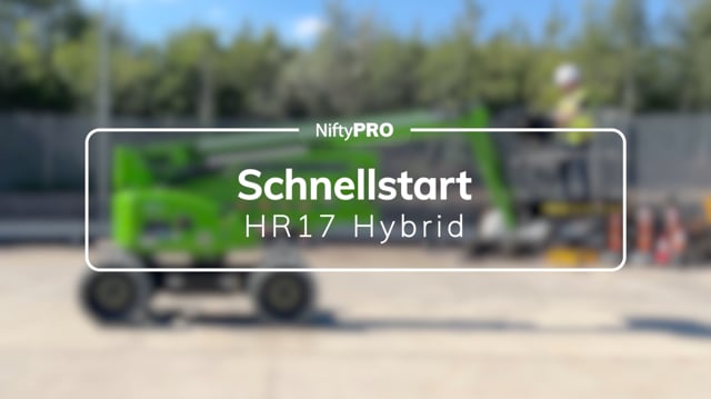 HR17 Hybrid- Schnellstart