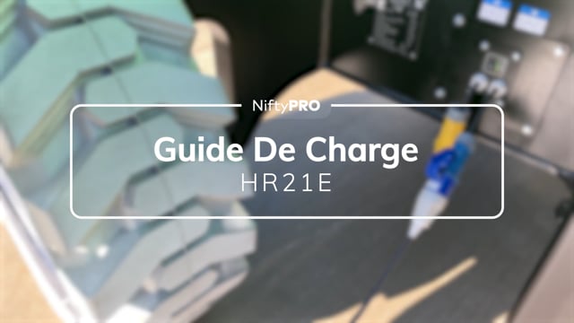Guide de recharge des batteries de la HR21E (MK2)