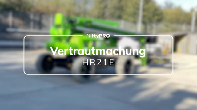 HR21E- Vertrautmachung