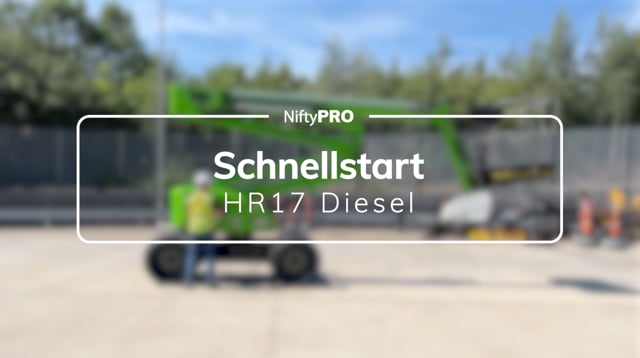 HR17 4x4 DIESEL - Schnellstart