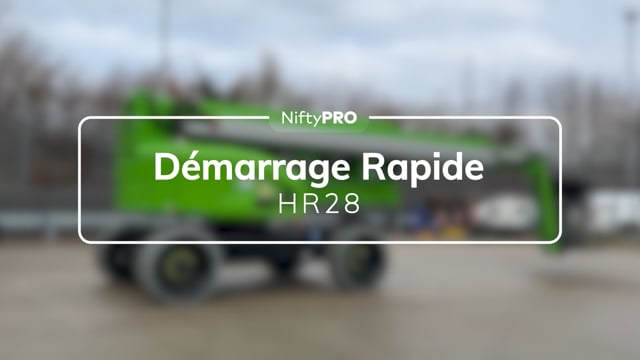 Guide de mise en service de la HR28 4x4 Hybride (MK2)