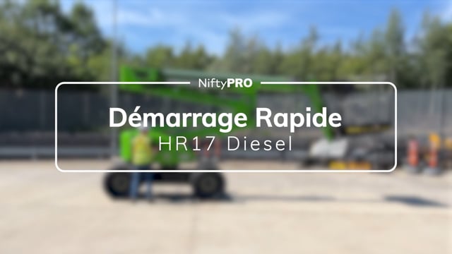 Guide de mise en service de la HR15/HR17 4x4 Diesel (MK3)
