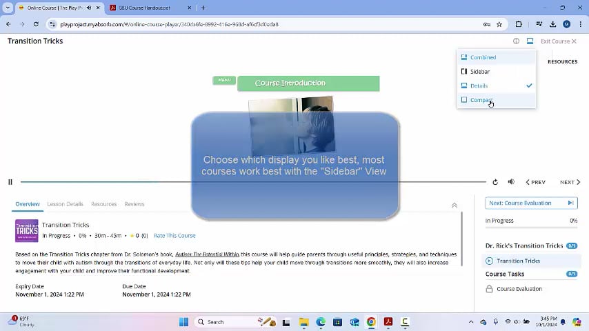 Course Tutorial-Viewing Your Course | Videos & Movies on Vimeo