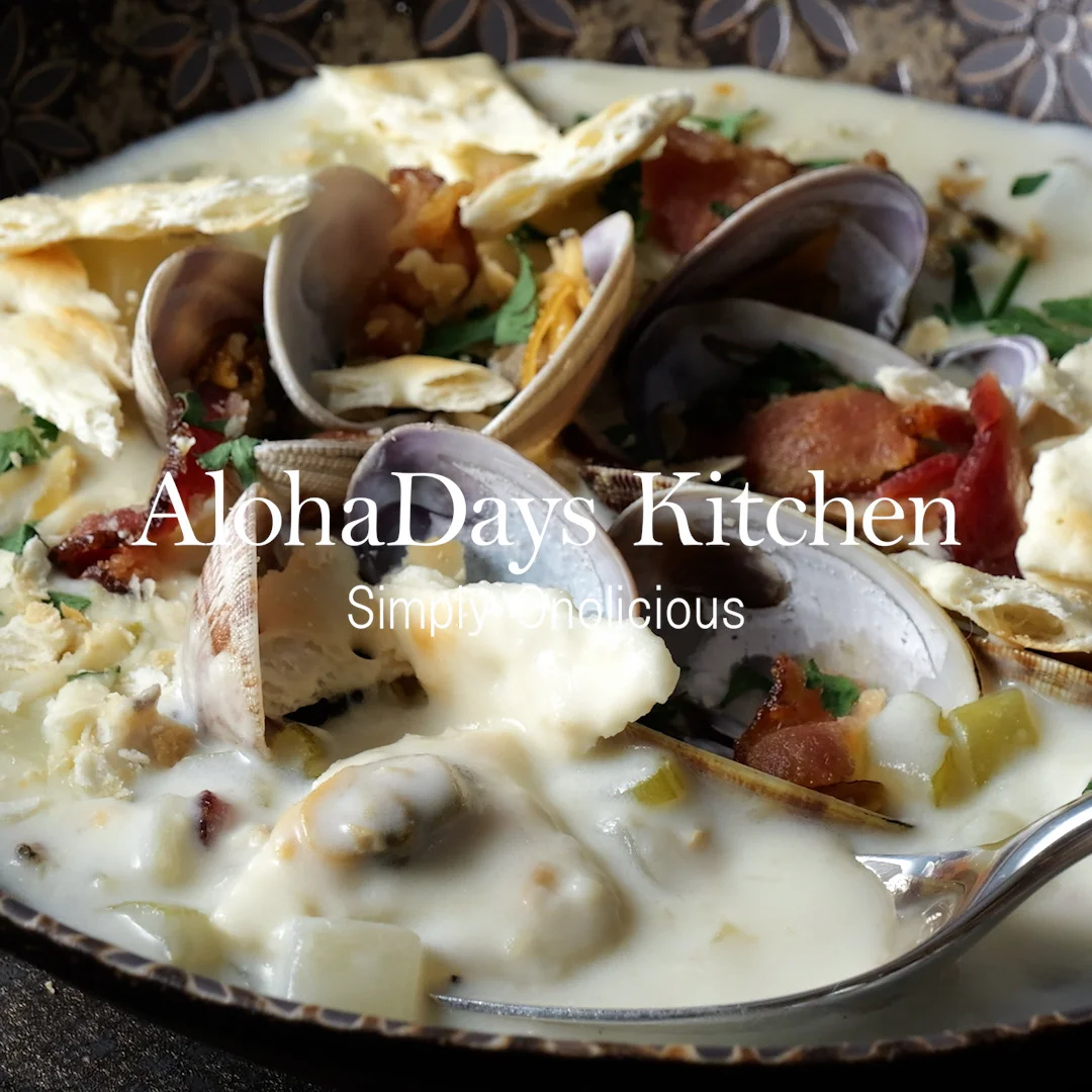 ニューイングランドクラムチャウダー – AlohaDays Kitchen Club