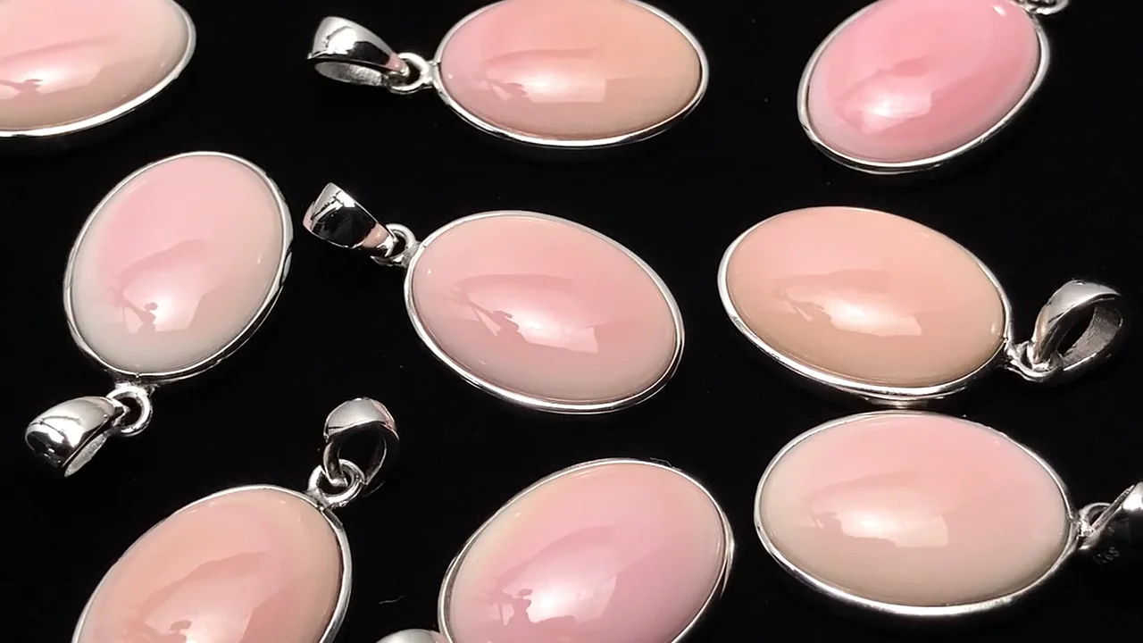 クィーンコンクシェル オーバル型ペンダントトップ19×14mm SILVER925製