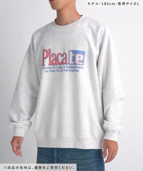 ❀グスル❀ LAKOLE トレーナー スウェット リバーススウェットプリントプル