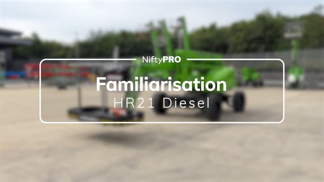 Présentation de la machine HR21 4x4 Diesel (MK2)