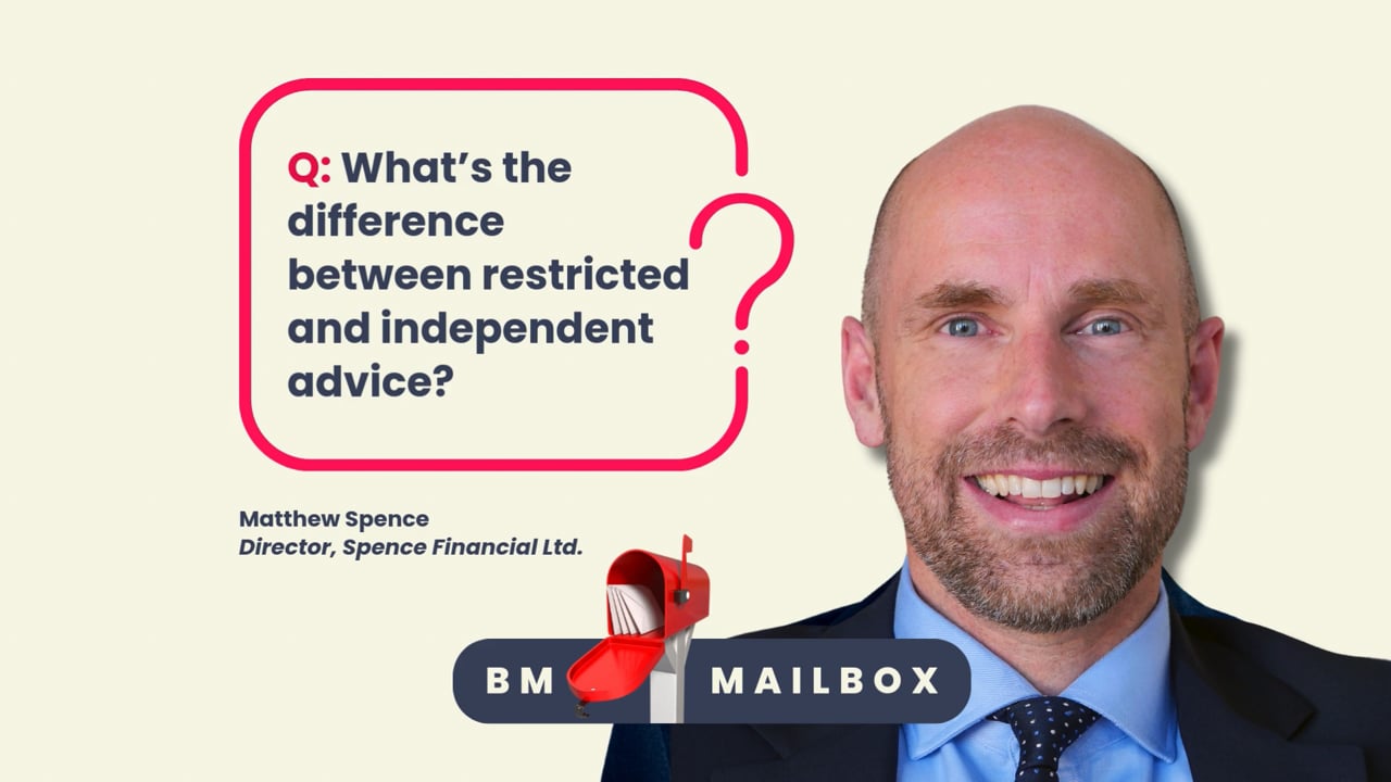 Independent vs restricted financial advice