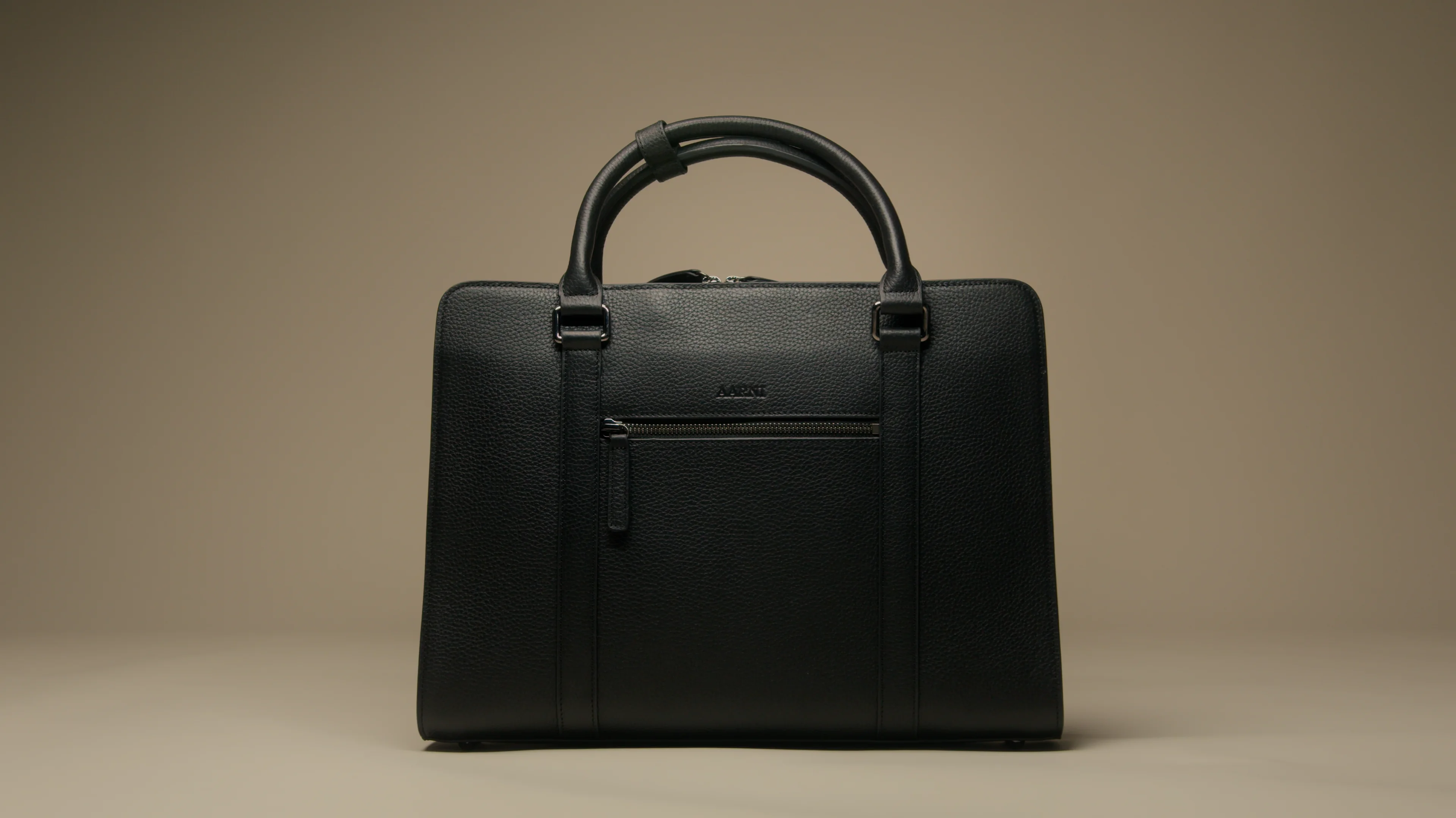 Venture Briefcase (Dark Brown) - | AARNI - Leather Bag for Laptop