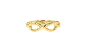 10kt Yellow Gold Infinity Ring