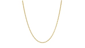 1.8mm 10kt Yellow Gold Rope-Chain Necklace