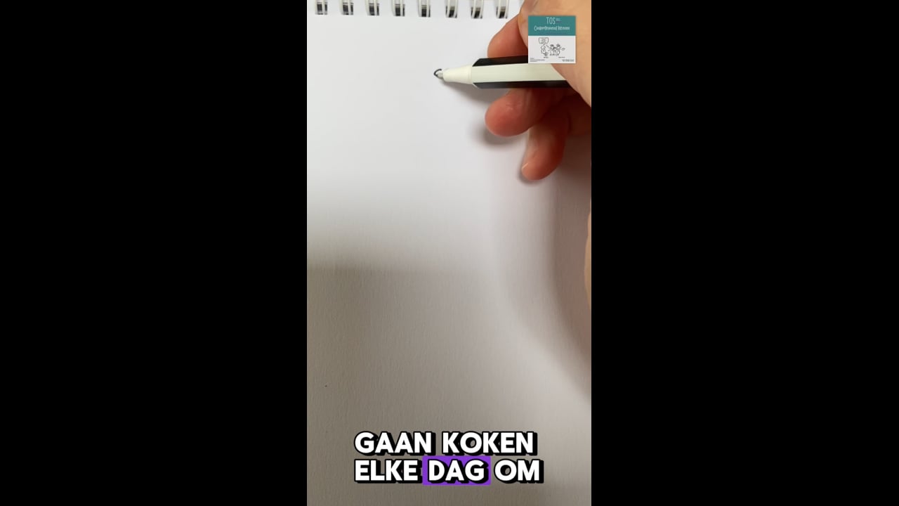 Stappenplan met ondersteunend tekenen (bij ASS - vanuit de praktijk)