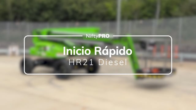 Guía de inicio rápido de la HR21 4x4 Diésel (MK2)