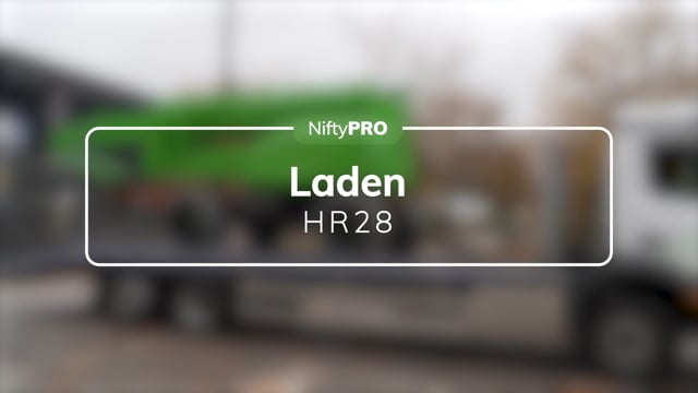 Gids voor laden en vastzetten van de HR28 4x4 Hybrid (MK2)