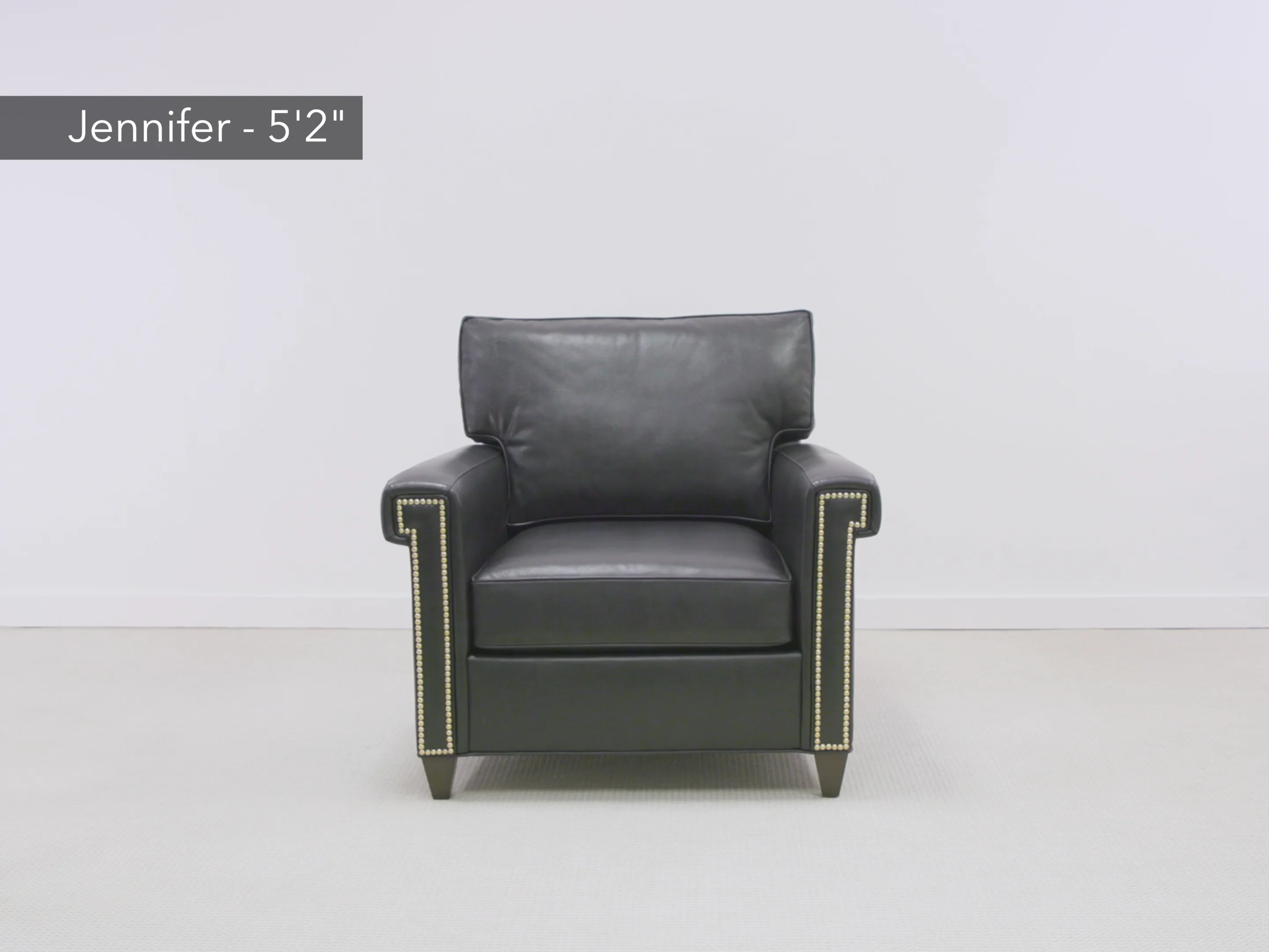 Hughes Leather Lounge Chair with Optional Nailhead | Ethan Allen