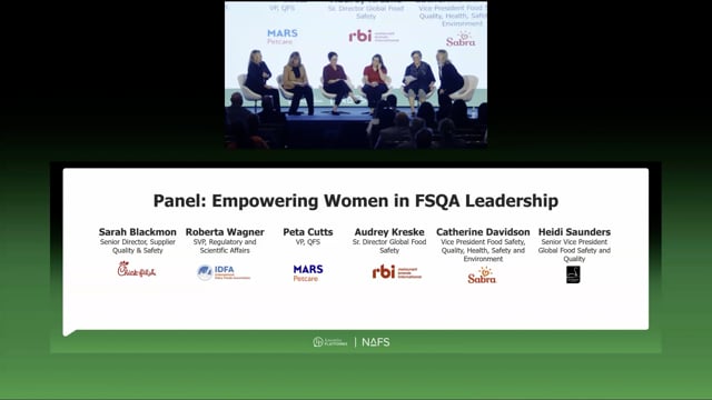 Panel: Empowering Women in FSQA Leadership