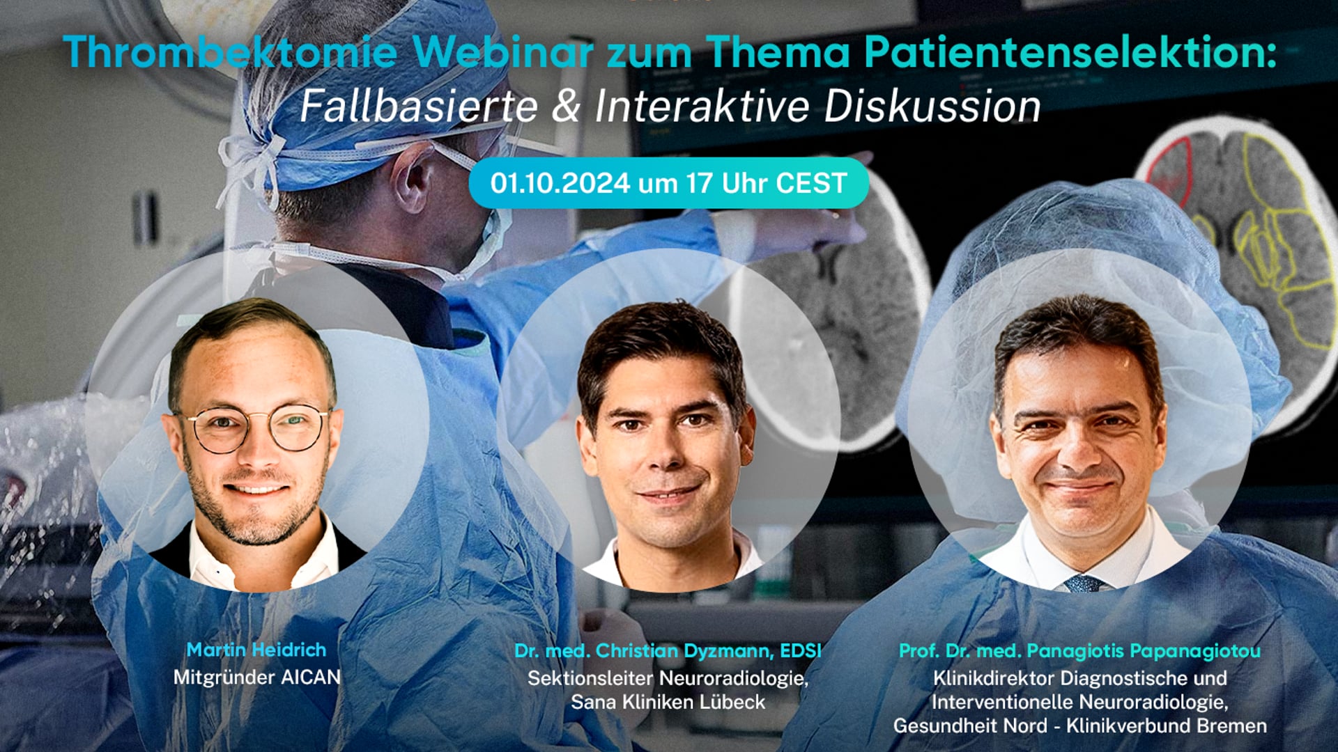 Brainomix 360 Stroke - Thrombektomie Webinar Patientenselektion: Fallbasie