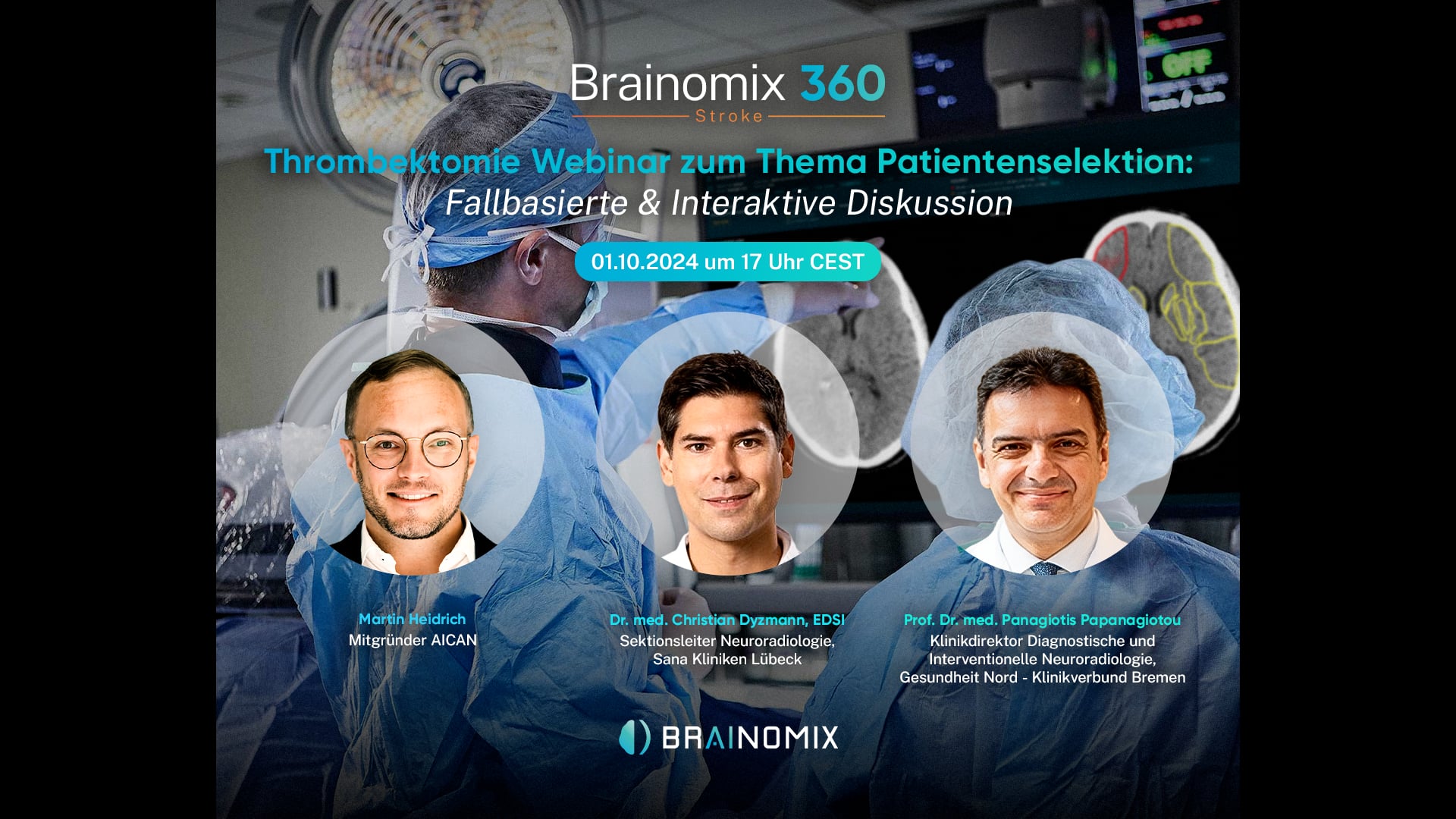 Brainomix 360 Stroke - Thrombektomie Webinar Patientenselektion: Fallbasie