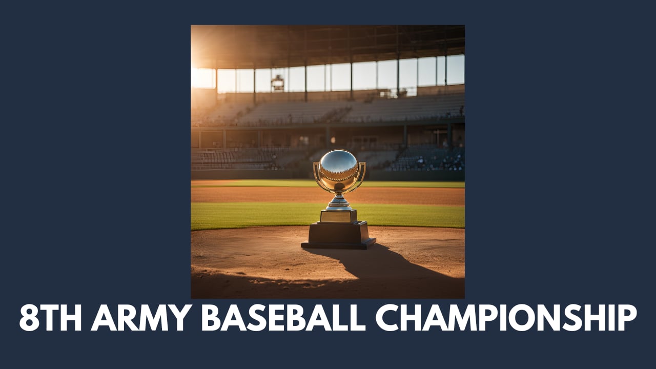Ronald E. Birchall - 8th Army Baseball Championship