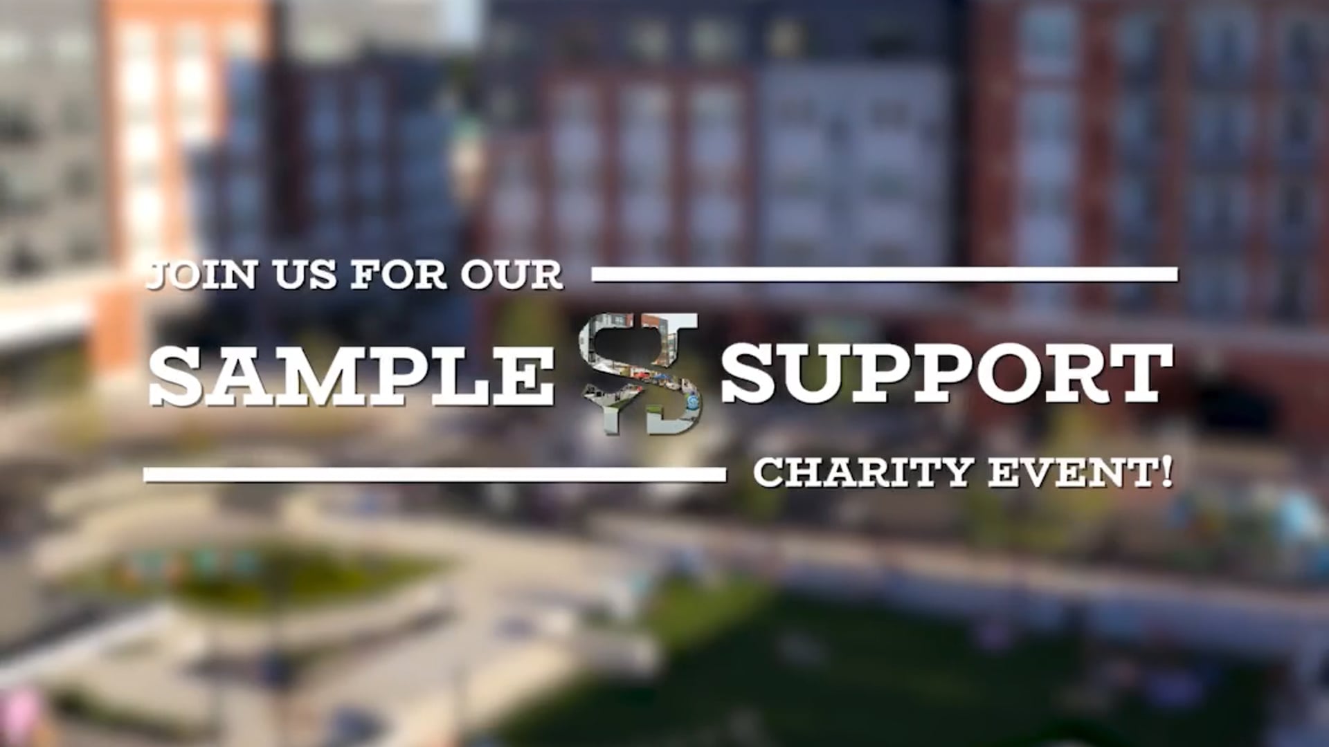 Station Yards: Sample & Support Charity Event Ad