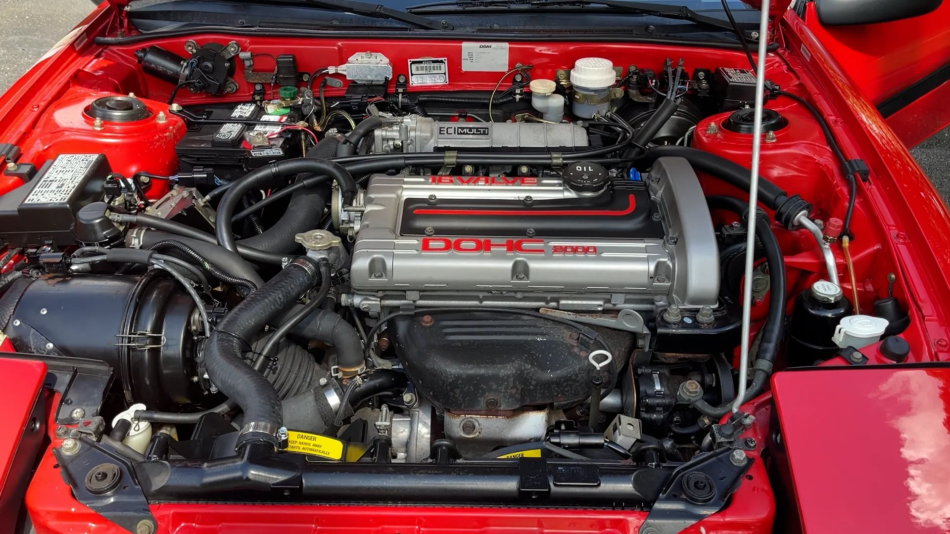 1990 Mitsubishi Eclipse GS Turbo VIN: 4A3CS44U0LE000760 for