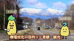 【十勝】無電柱化②「無電柱化道路は景観がよい？」